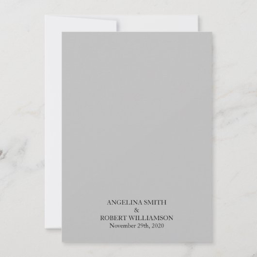 Invitation Aquarelle Dusty Gris Or Blush Mariage Inv (Dos)
