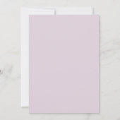 Invitation Aquarelle Dusty Lilac Graduation Florale (Dos)