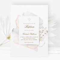 aquarelle éclaboussures et fleurs n5 | Baptême