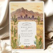 Invitation Aquarelle El Paso Texas Mariage
