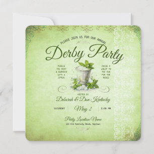 Invitation Aquarelle élégante de Party Watercolor pour Mint J