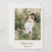 Invitation Aquarelle Elle A Trouvé Son Miel Fête des mariées  (Dos)