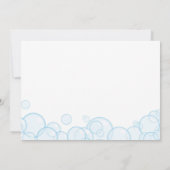 Invitation Aquarelle en caoutchouc canard photo Anniversaire (Dos)