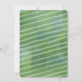 Invitation Aquarelle en construction Baby shower de camion (Dos)