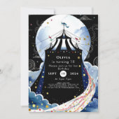 Invitation Aquarelle Enchanted Circus Anniversaire (Devant)