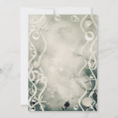 Invitation Aquarelle Encre Splash Pearl Grey Sous Mer Douce (Dos)