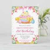 Invitation Aquarelle Époux de Pâques Printemps 21e anniversai (Debout devant)