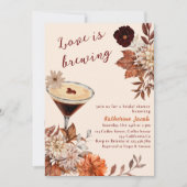 Invitation Aquarelle Espresso Martini Fête des mariées de chu (Devant)