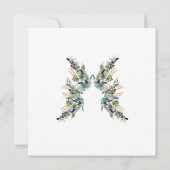 Invitation Aquarelle estivale Eucalyptus Floral (Dos)