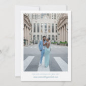 Invitation Aquarelle été Floral Jardin Mariage (Dos)