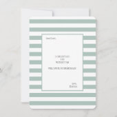 Invitation Aquarelle Eucalyptus Leaf Frame| Porte-parole (Dos)