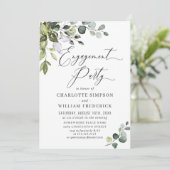 Invitation Aquarelle Eucalyptus PARTI ENGAGEMENT ÉCOLOGIQUE (Debout devant)