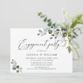 Invitation Aquarelle Eucalyptus PARTI ENGAGEMENT ÉCOLOGIQUE (Debout devant)