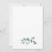 Invitation Aquarelle Eucalyptus Serez-Vous Ma Femme D'Accueil (Dos)