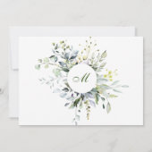 Invitation Aquarelle Eucalyptus Serez-Vous Ma Femme D'Accueil (Dos)