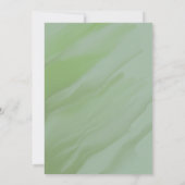 Invitation Aquarelle Eucalyptus Verdure (Dos)