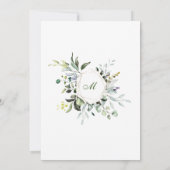 Invitation Aquarelle Eucalyptus Verdure Brunch & Bubbly (Dos)