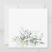 Invitation Aquarelle Eucalyptus Vert BRIDAL LUNCHEON (Dos)