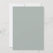 Invitation Aquarelle Eucalyptus Vert | Mariage botanique (Dos)