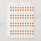 Invitation Aquarelle Faecore fleurie Tea Party Fête des marié (Dos)