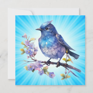 Invitation Aquarelle Fairy Bird Flowers Clipart-73611