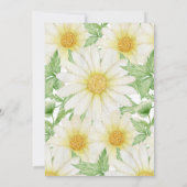 Invitation Aquarelle Faisy Communion Florale (Dos)