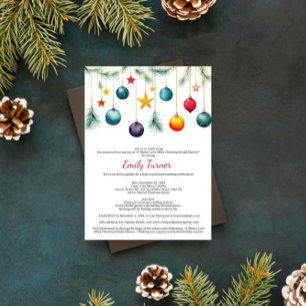 Invitation Aquarelle Fête des mariées des branches de l'arbre