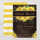 Invitation Aquarelle Fête des mariées du cadre de bordure des (Devant / Derrière)