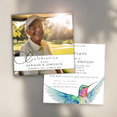 Invitation Aquarelle Fête du colibri Photo