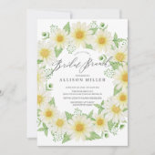 Invitation Aquarelle Fleur Fleur Fraîche Brunch (Devant)