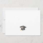 Invitation Aquarelle Fleur sauvage photo (Dos)