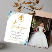 Invitation Aquarelle fleurie première communion sainte merci