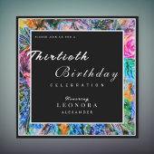 Invitation Aquarelle Fleurs Artistiques N'IMPORTE QUELLE fête