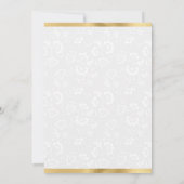 Invitation Aquarelle Fleurs de cerisier Wreath Sweet 16 (Dos)