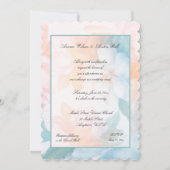 Invitation Aquarelle Fleurs Pastel (Devant)