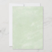 Invitation Aquarelle fleurs pâturages herbe anniversaire (Dos)