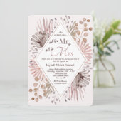 Invitation aquarelle fleurs sauvages (Debout devant)