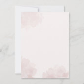 Invitation Aquarelle Floral 60e anniversaire Moderne (Dos)