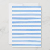 Invitation Aquarelle Floral Arctic Owl Baby shower (Dos)