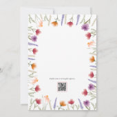 Invitation Aquarelle Floral Baby in Bloom Baby shower (Dos)