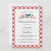 Invitation Aquarelle Floral Décontracté Dîner de répétition M (Devant)