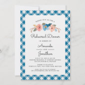 Invitation Aquarelle Floral Décontracté Dîner de répétition M (Devant)