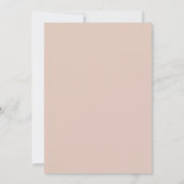 Invitation Aquarelle Floral Peach Blush 50e anniversaire (Dos)