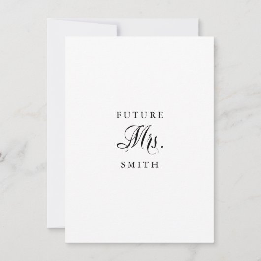 Invitation Aquarelle Floral rose Dusty Fête des mariées Rose (Dos)