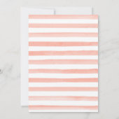 Invitation Aquarelle Floral Swan Girl Baby shower (Dos)