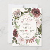 Invitation Aquarelle florale (Devant)