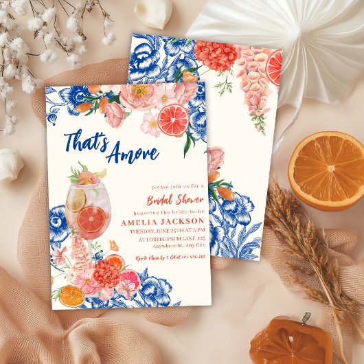 Invitation Aquarelle florale C'est plus Fête des mariées