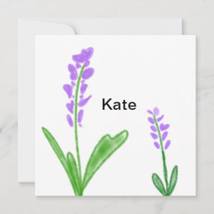 Invitation Aquarelle florale colorée ajouter le nom texte
