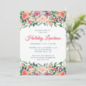 Invitation Aquarelle florale de midi (Debout devant)