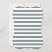 Invitation Aquarelle florale et Fête de la mariée du papillon (Dos)